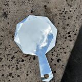 Beveled hand mirror