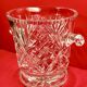 Ice Bucket, Champagne, Wine, 70s Vintage Cut Crystal 26 cm