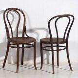 Anciennes chaises Thonet n°18 (c.1930). Ensemble de 4 pièces #10