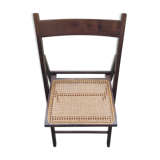 Canework wicker folding chair