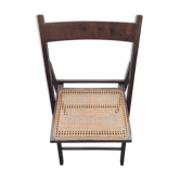 Chaise pliante osier canné