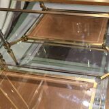 Pair of side tables attributed to Maison Jansen, circa 1950–1960.