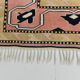 6x8 Pink & Navy Blue Oriental Vintage Rug, 186x247Cm