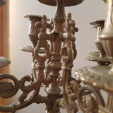 Pair of rock-style candelabras