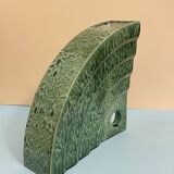 Memphis Style Ceramic Vase Shell by Florio Keramia