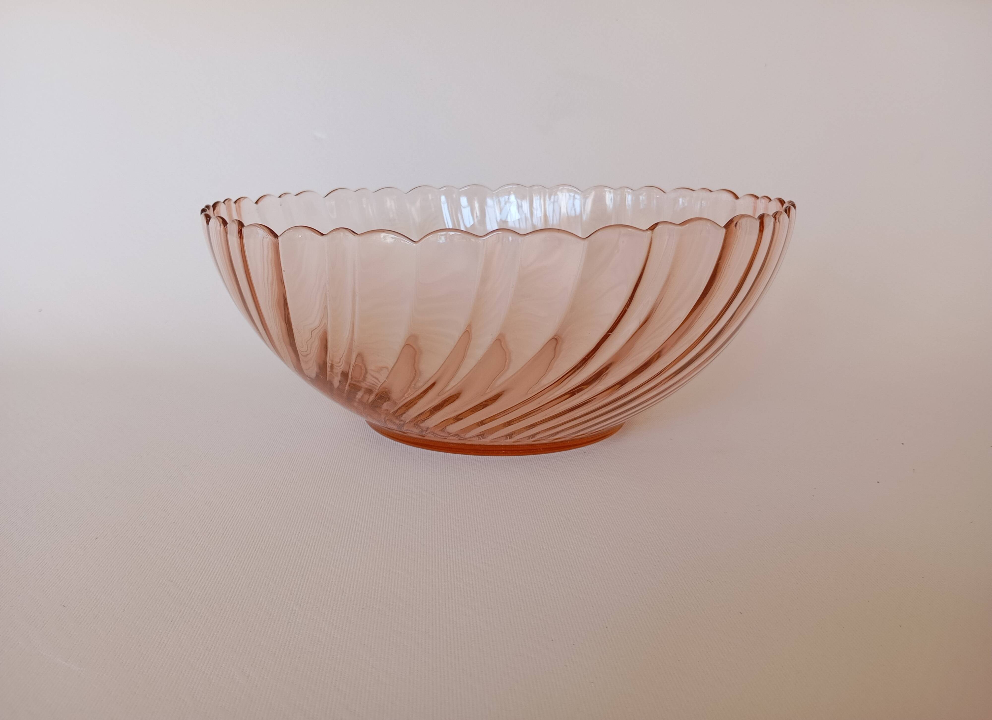 Rosaline Arcoroc glass salad bowl