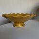 XXXL wavy bowl in glazed terracotta 1950 Provence