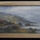 French school, late 19th century Coastal landscape, oil on paper