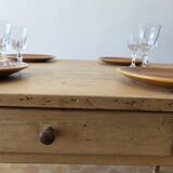 Old farmhouse table for 4/6 people.