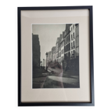 Rémy Duval – Rue de l'Île Saint-Louis, photoengraving from 1946 – Framed under glass