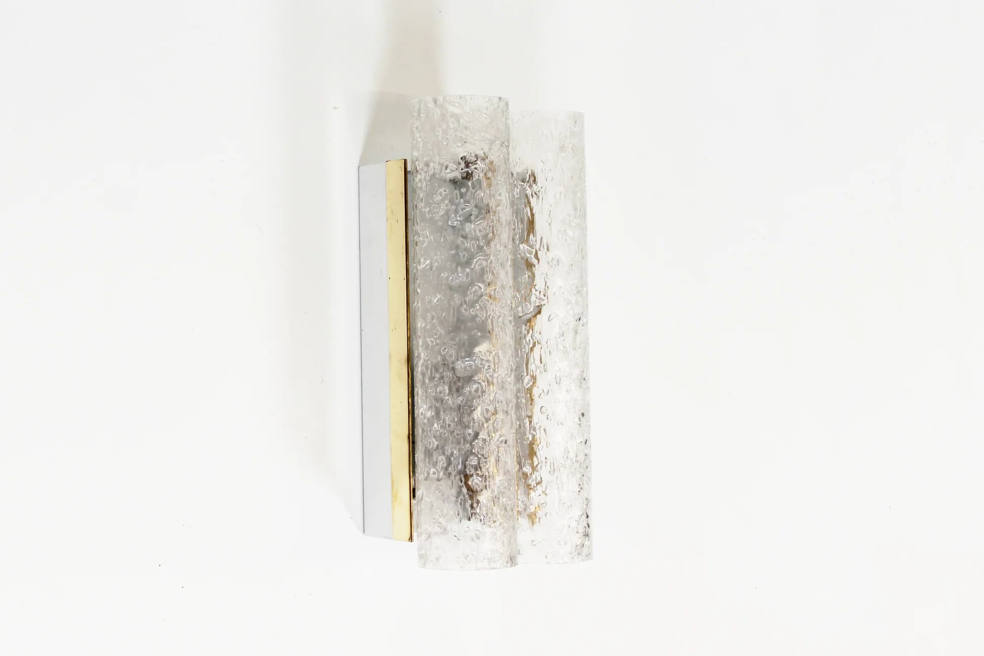 Wall lamp in brass and glass by Doria Leuchten