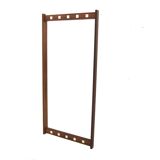 Scandinavian mirror "Champion" in rosewood, 122x57cm, Fröseke, Nybrofabriken, Sweden, 1960
