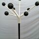 Parrot coat rack 1960 in metal, white and black