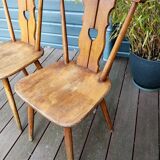 Paire de chaises bistrot vintage