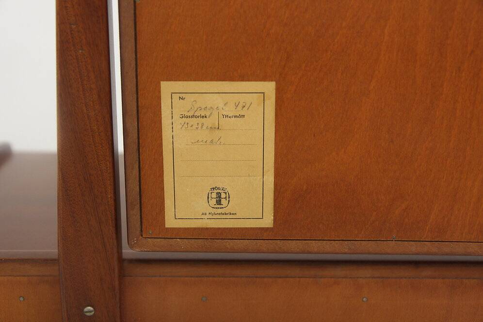 Scandinavian teak hairdresser "Model 471" Nybrofabriken, Fröseke, Sweden, 1960