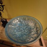 Art Deco ceiling light in pressed glass signed Degué – Ø 35 cm