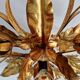 Italian ceiling light in gold-tone metal, 1970s