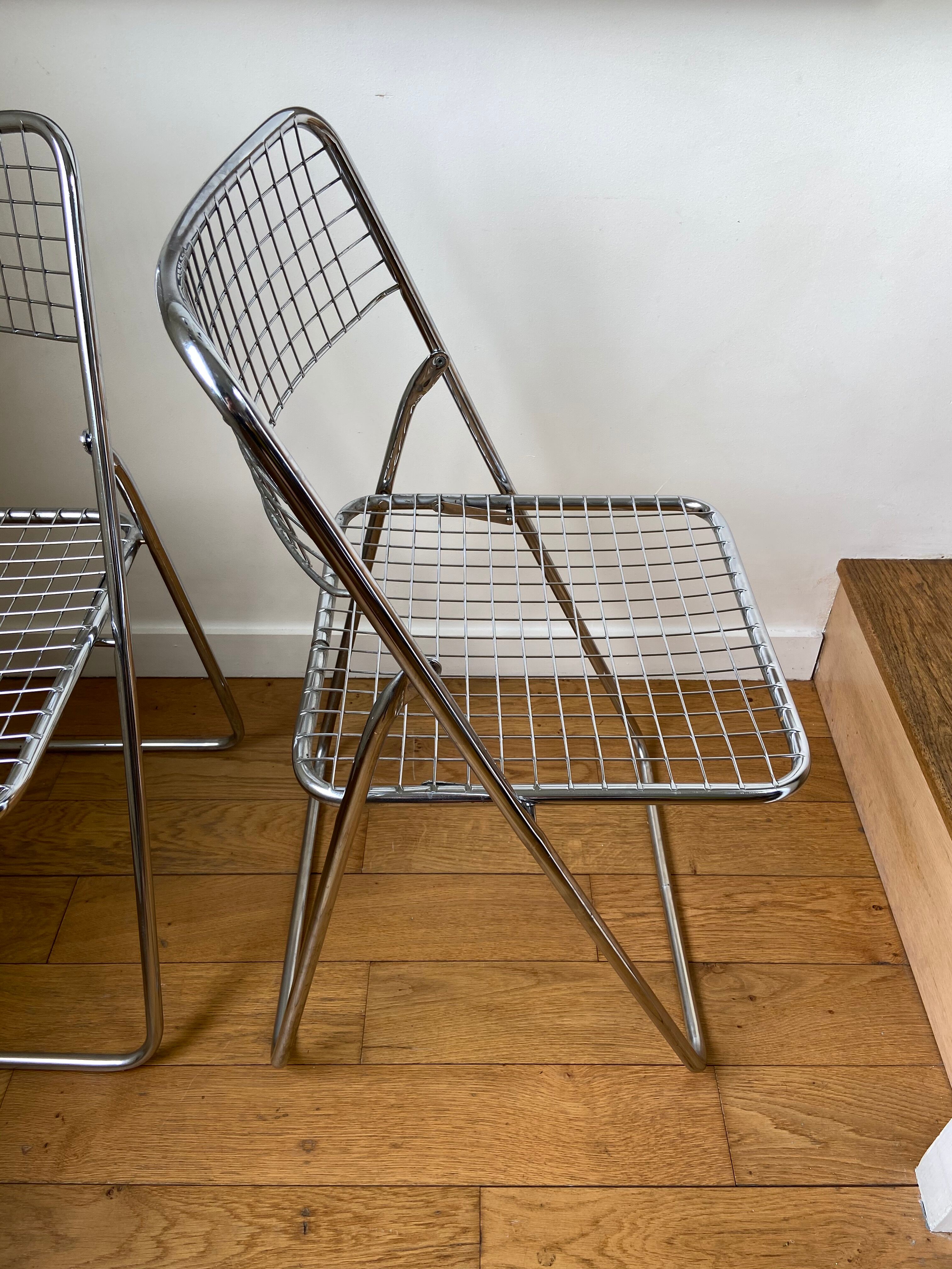 Pair of folding chairs "Ted Ned" by Niels Gammelgaard