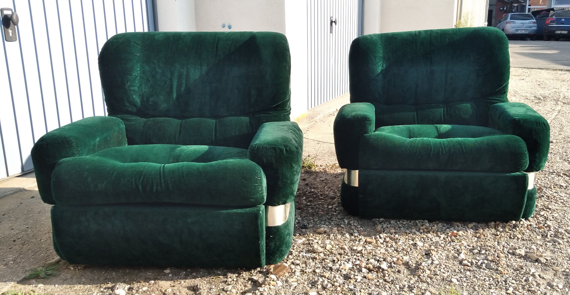 Pair of 70s armchairs