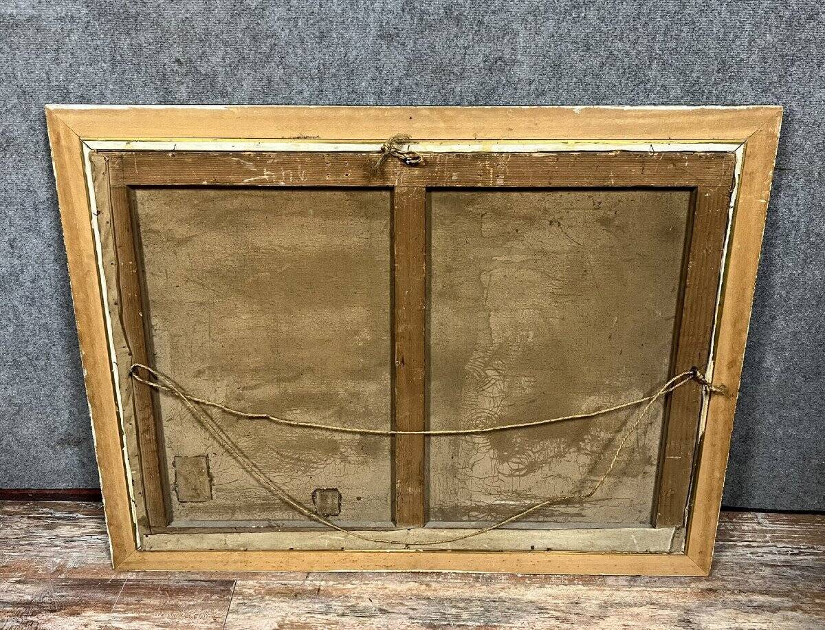 19th century Dutch School: Very important oil painting on canvas circa 1880