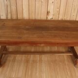 Large farm table with twisted legs