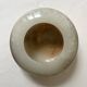 Grand vide poche / cendrier rond en albatre beige