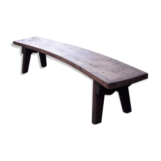 Farm in oak bench