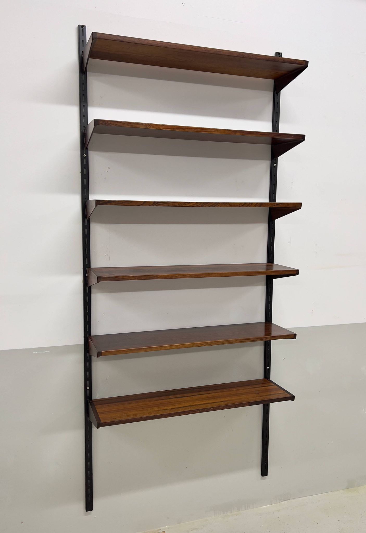 Kai Kristiansen Rosewood Shelves For Feldballes, Set Of 6