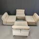 Set of 4 Amanta sofas by Mario Bellini for C&B Italia, 1970s