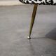 Italian leopard print fabric sofa