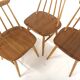 Set de 3 chaises scandinave "Fanett" par Ilmari Tapiovaara, Suède, 1960