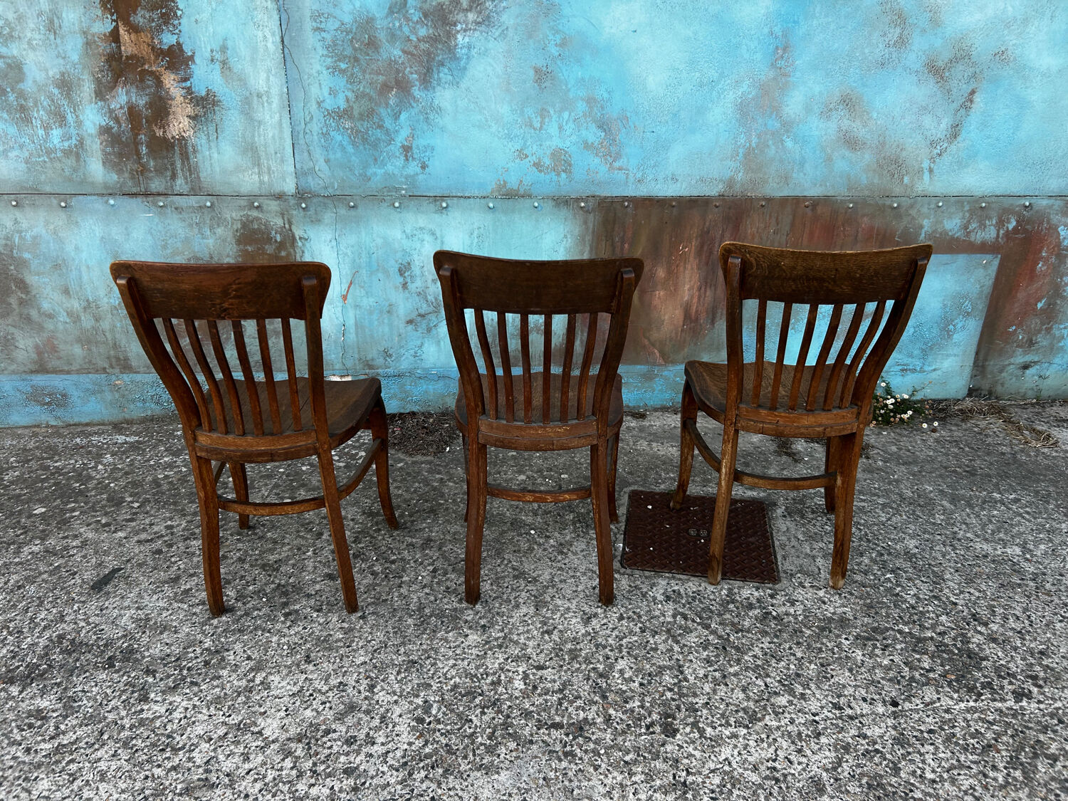 Maurice Lacour solid oak chair