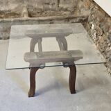 Table basse en verre Art Déco