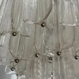 Pair of Murano glass chandeliers by Toni Zuccheri for Venini