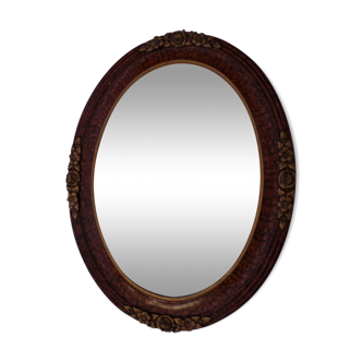 oval mirror 49x39cm