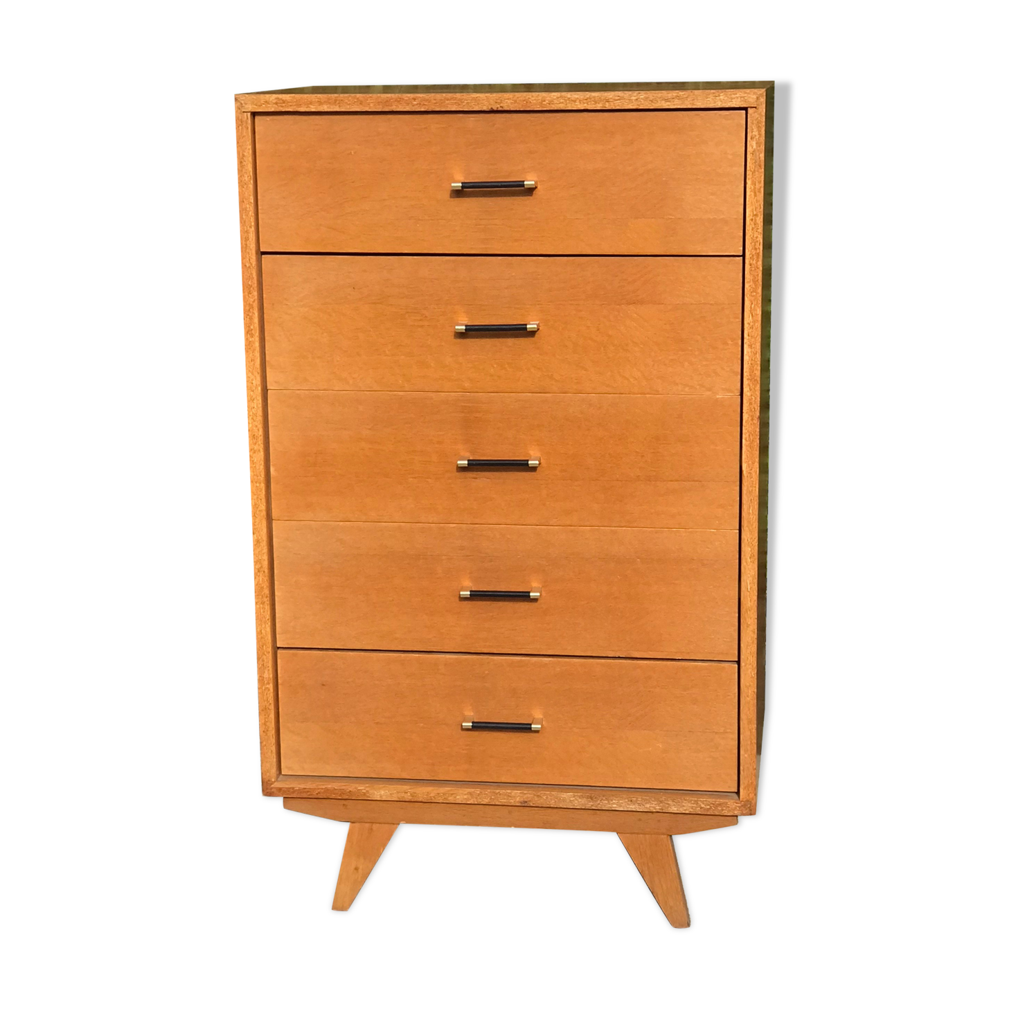 Commode vintage pieds compas