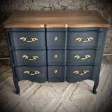 Commode arbalète noire