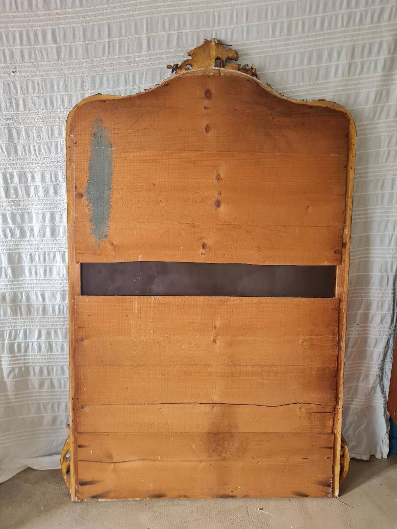 Antique gilded mirror 150 x 90 with moldings