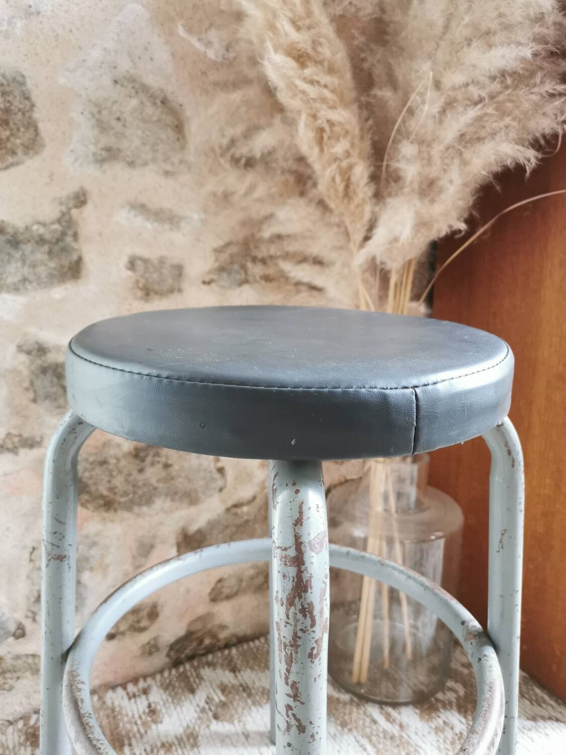 Industrial stool, telecom workshop