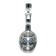 Antique carafe with guilloché spiral decoration – pantograph chemical engraving, circa 1900