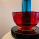 XXL table lamps in the style of Ettore Sottsass, made of Murano glass, Italy, 1970.