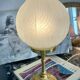 Lampe art déco avec pied en bronze