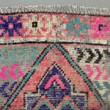 Vintage turkish oushak rug 115x83 cm carpet