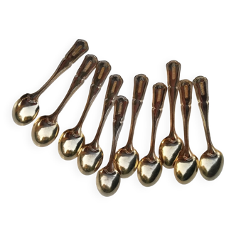Golden mocha spoons