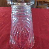 Signed Lorraine crystal vase