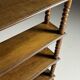 Bobbin bookcase French antique