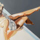 Seated woman painting