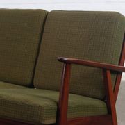 Vintage Teak 3er Sofa Danish Mid Century Design 50er 60er