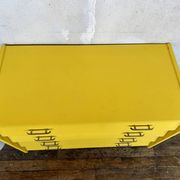 Commode jaune vintage style scandinave