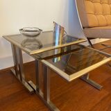 Stainless steel nesting tables